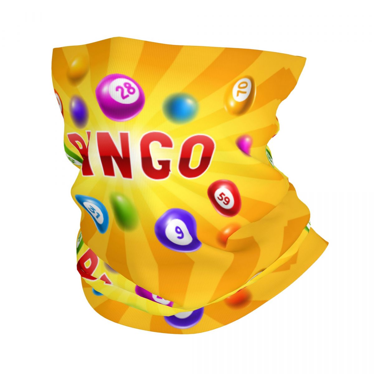 Neck Warmer Tube - Custom Hot Game Bingo Bandana Neck
