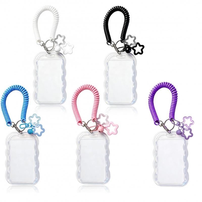 Lanyard Badge Holder - insUnique wavy edge ID card holder