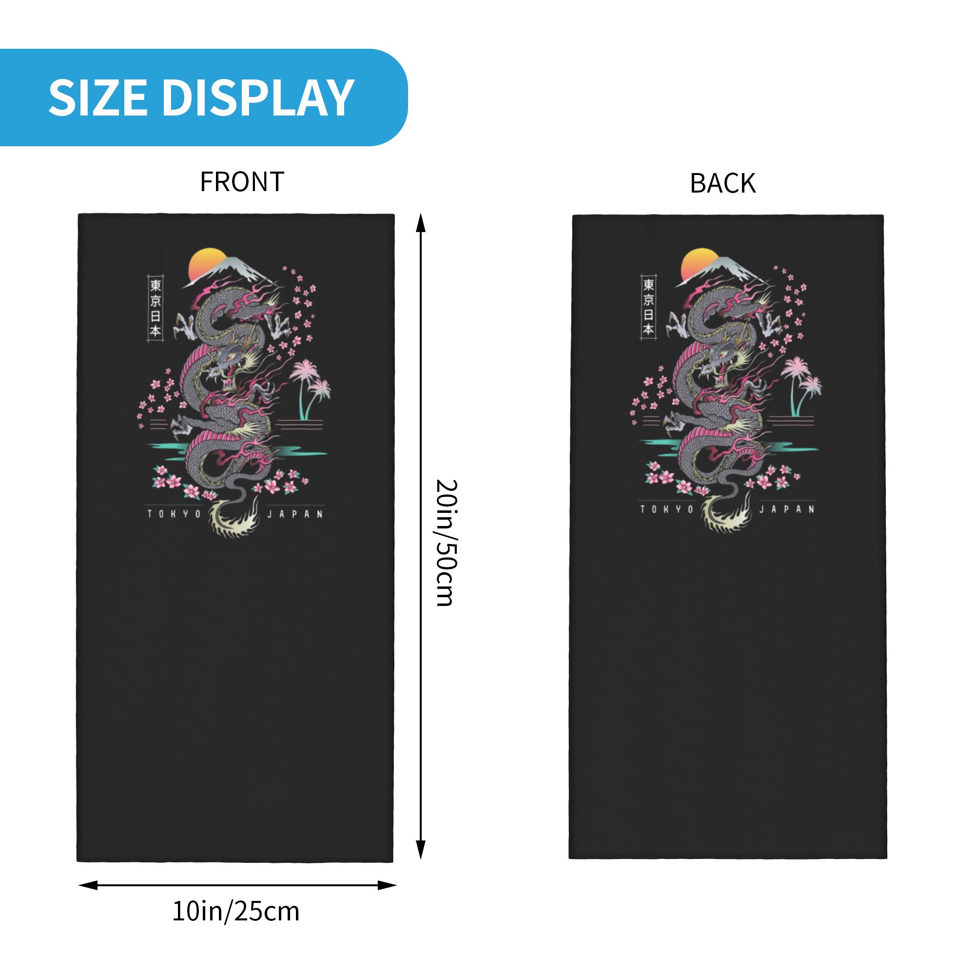 Custom Tokyo Japan Dragon Wint - огляд і ціна Neck Warmer Tube