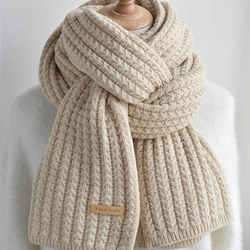 Thick Cable Knit Warm Cashmere - огляд і ціна Muffler Men Wool