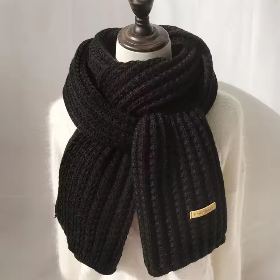Thick Cable Knit Warm Cashmere - огляд і ціна Muffler Men Wool