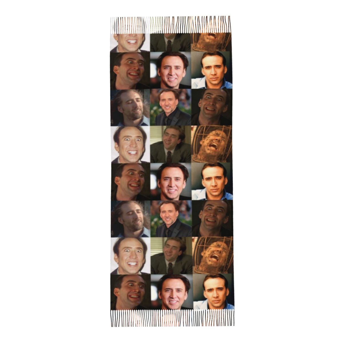 Nicolas Cage Funny Face Meme S - огляд і ціна Pashmina Wrap Large