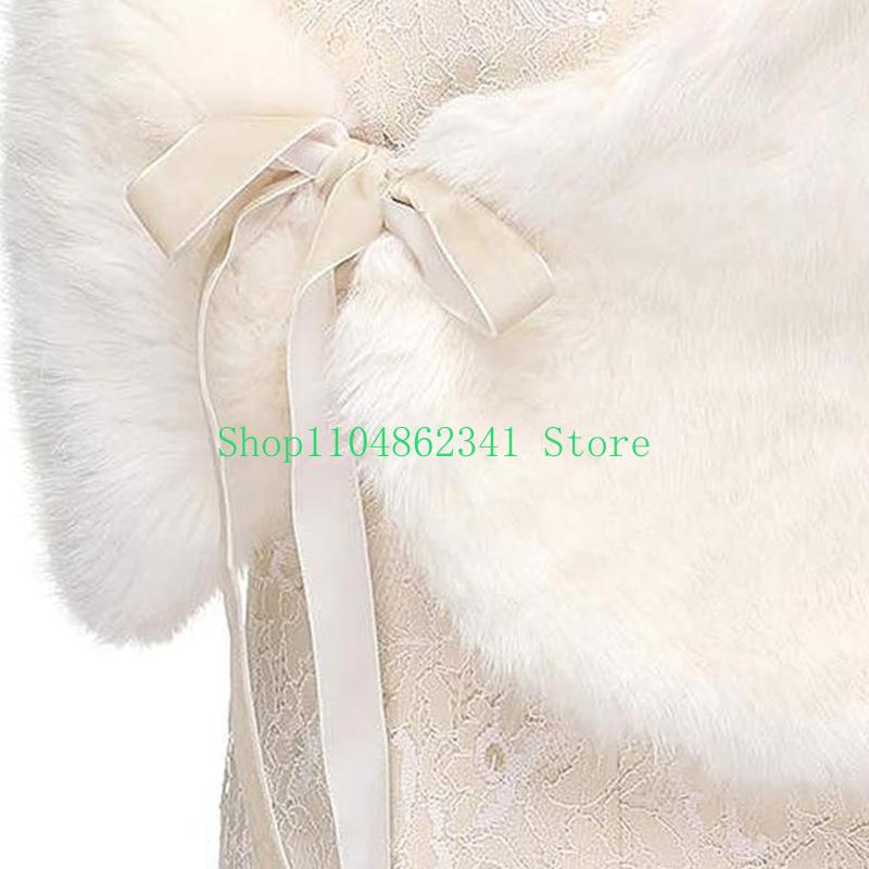652F Sophisticated Faux Furs S - огляд і ціна Stole Wedding Shawl