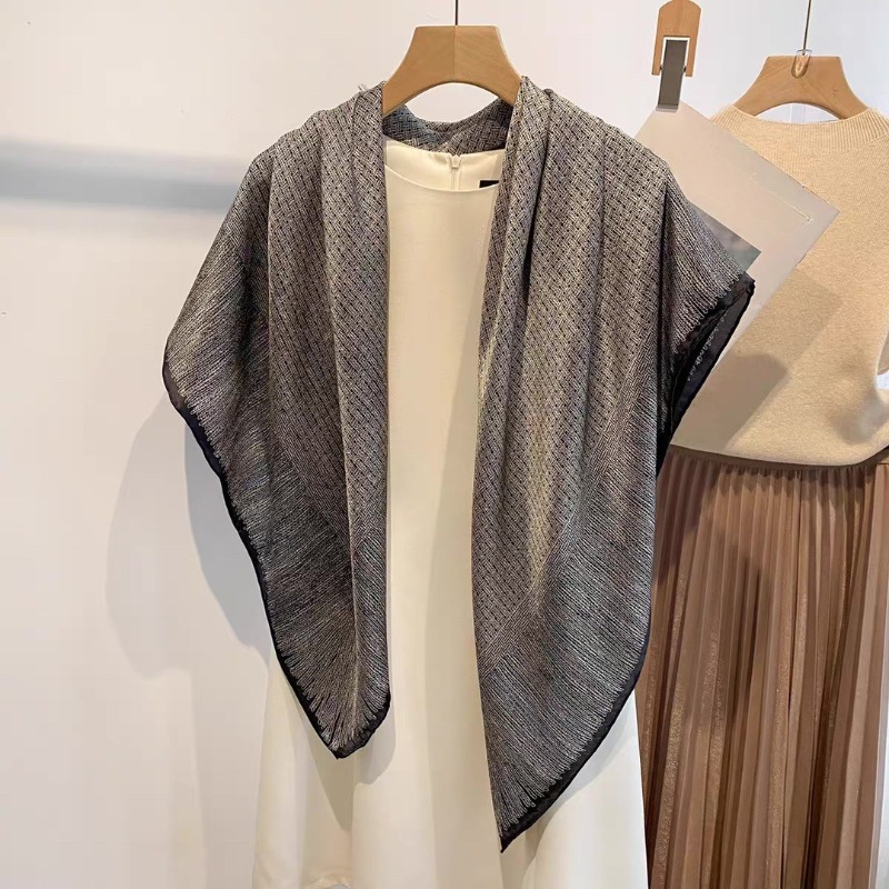 Oversized 110x110cm Real Silk  - огляд і ціна Pashmina Wrap Large