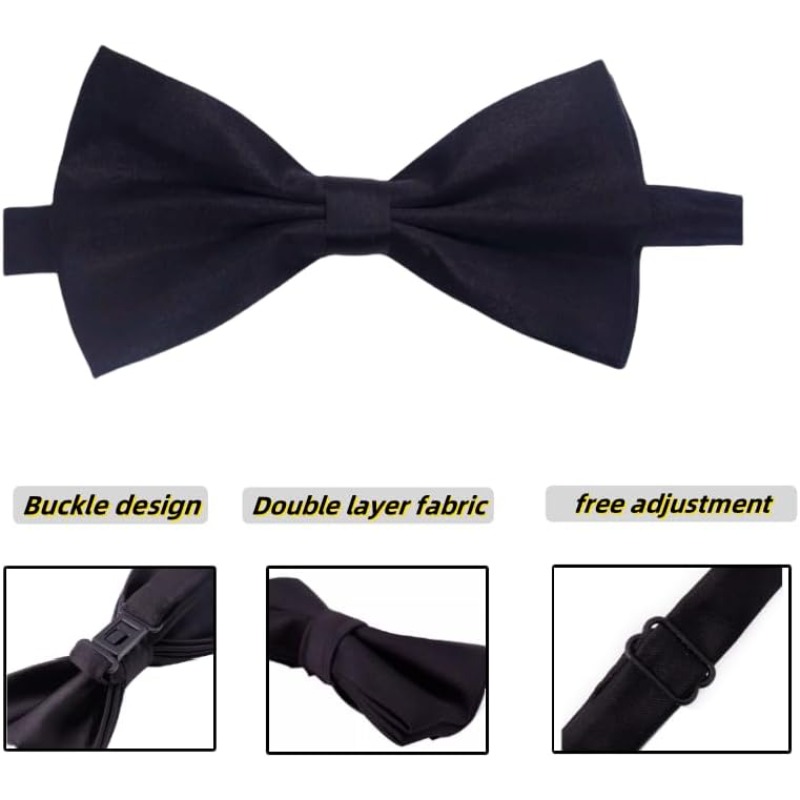 1920s Mens Costume Fedora Hat  - огляд і ціна Bow Tie Pre Tied