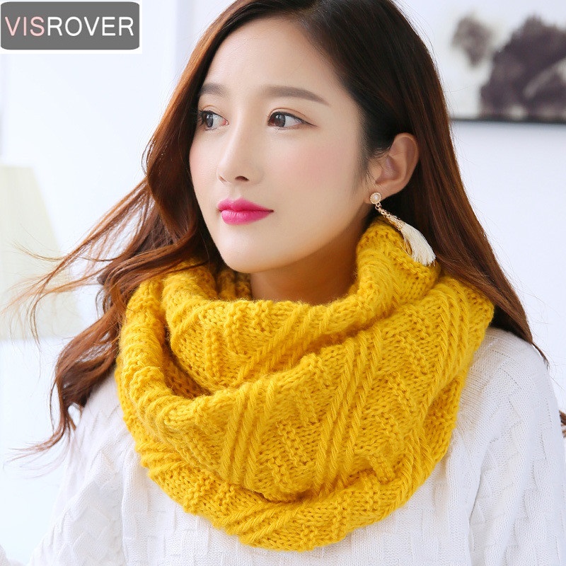 VISROVER Color Scarves Women W - огляд і ціна Infinity Scarf Knit