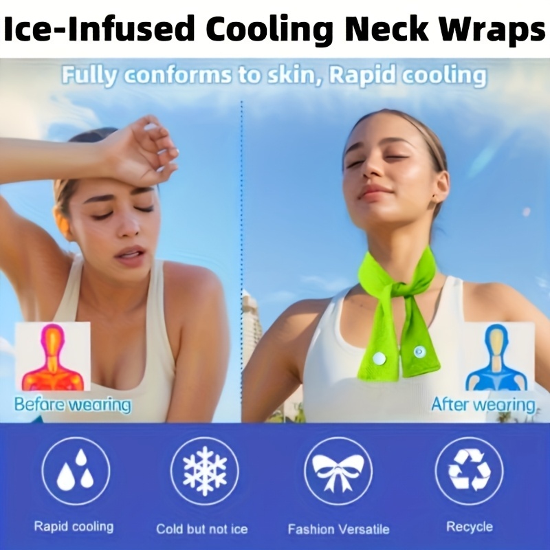 Cooling Neck Gaiter Scarf Band - огляд і ціна Silk Neck Scarf
