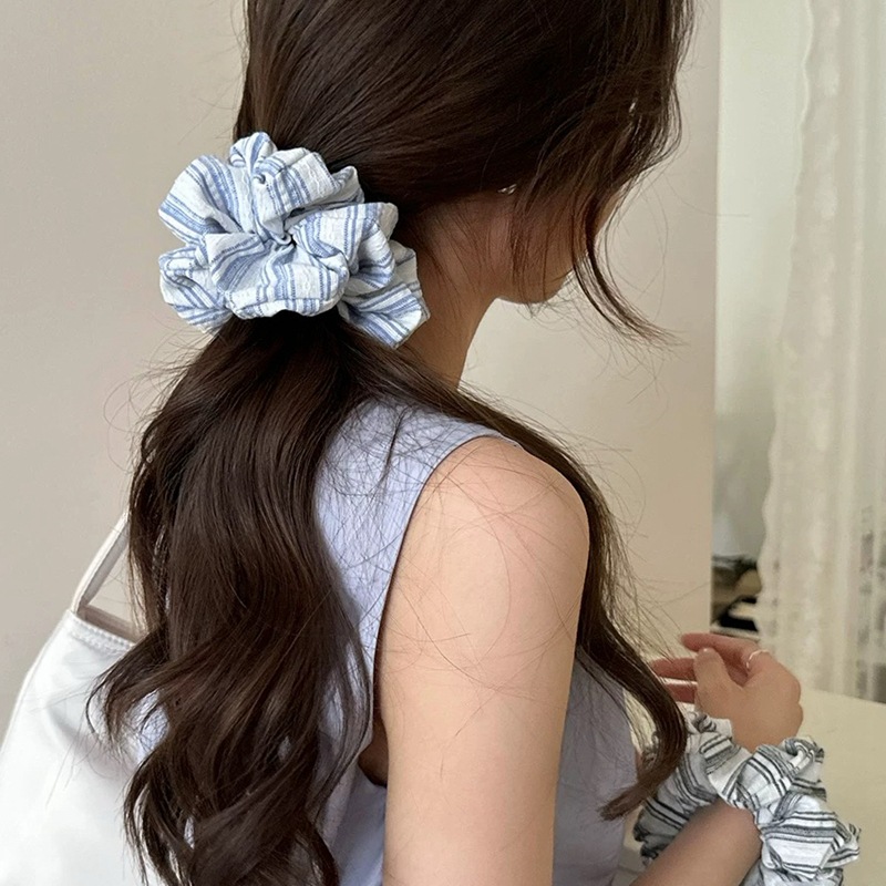 2024 Korea Fashion Stripe Hair - огляд і ціна Silk Tie Striped