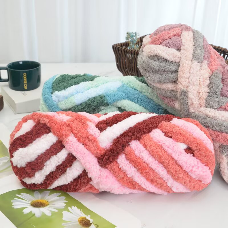 Cat Tail Yarn, Extra Thick Ice - огляд і ціна Woven Scarf Blanket