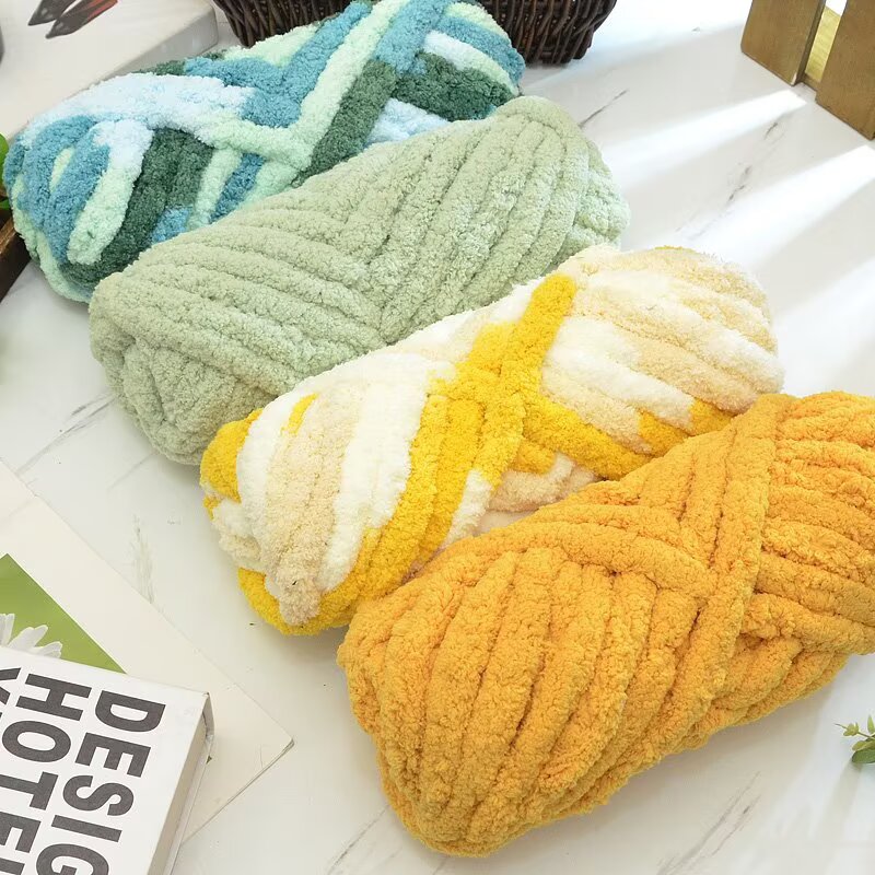 Cat Tail Yarn, Extra Thick Ice - огляд і ціна Woven Scarf Blanket