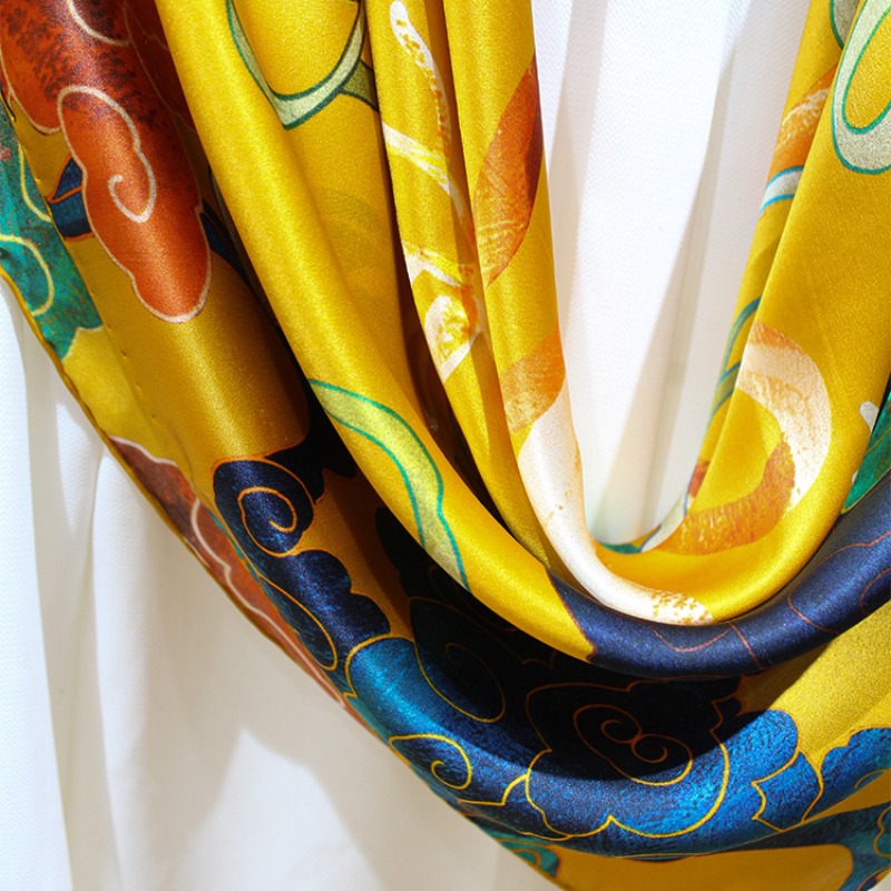New Luxury 110x110cm Real Silk - огляд і ціна Pashmina Wrap Large