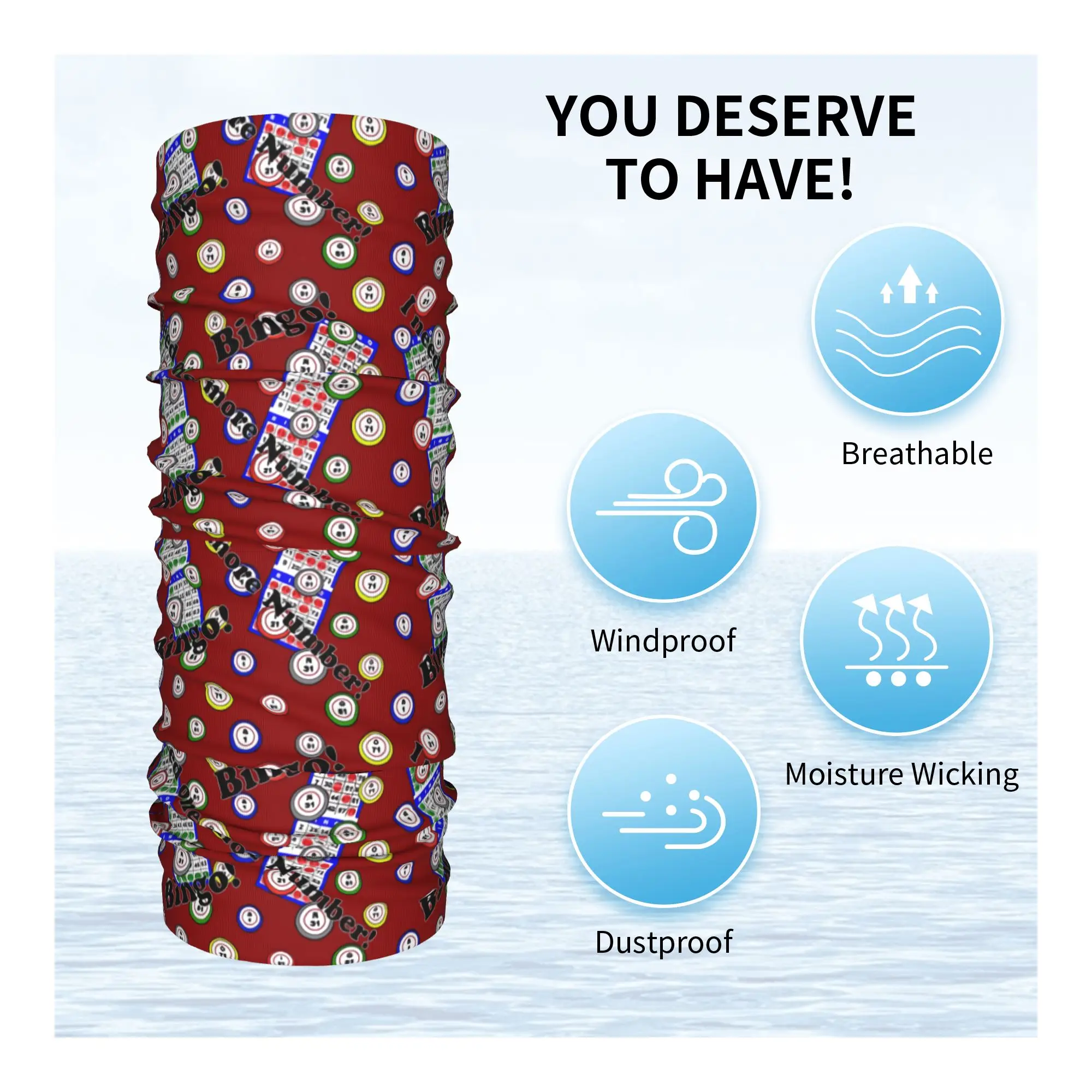 Best Play Bingo Game For Bingo - огляд і ціна Neck Warmer Tube