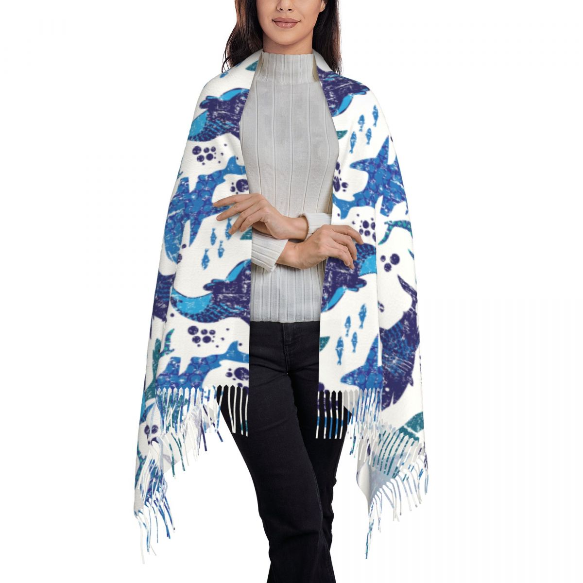 Shark Underwater World Ocean S - огляд і ціна Pashmina Wrap Large