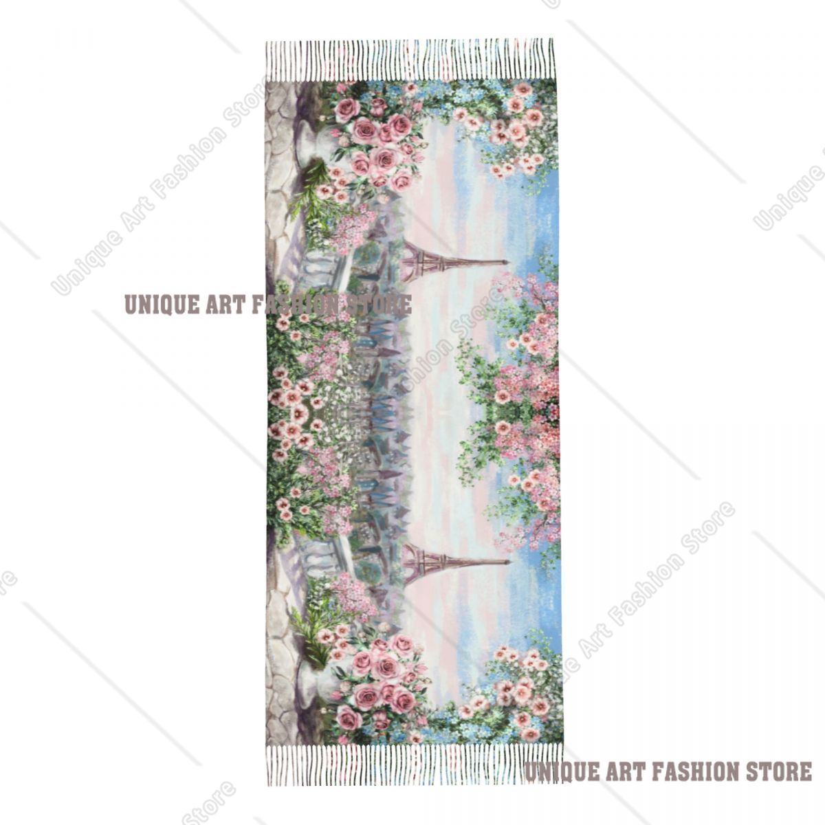 Oil Painting France Paris Eiff - огляд і ціна Pashmina Wrap Large