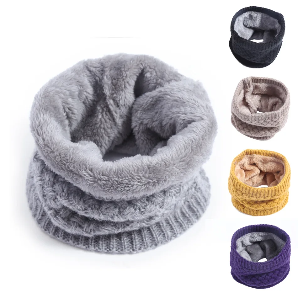 Kids Girls/Boys Winter Knitted - огляд і ціна Infinity Scarf Knit