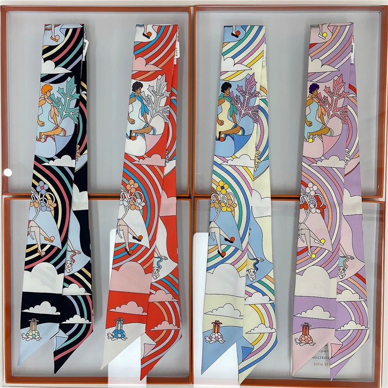 Women 100% Mulberry Silk Scarf - огляд і ціна Ascot Neck Scarf