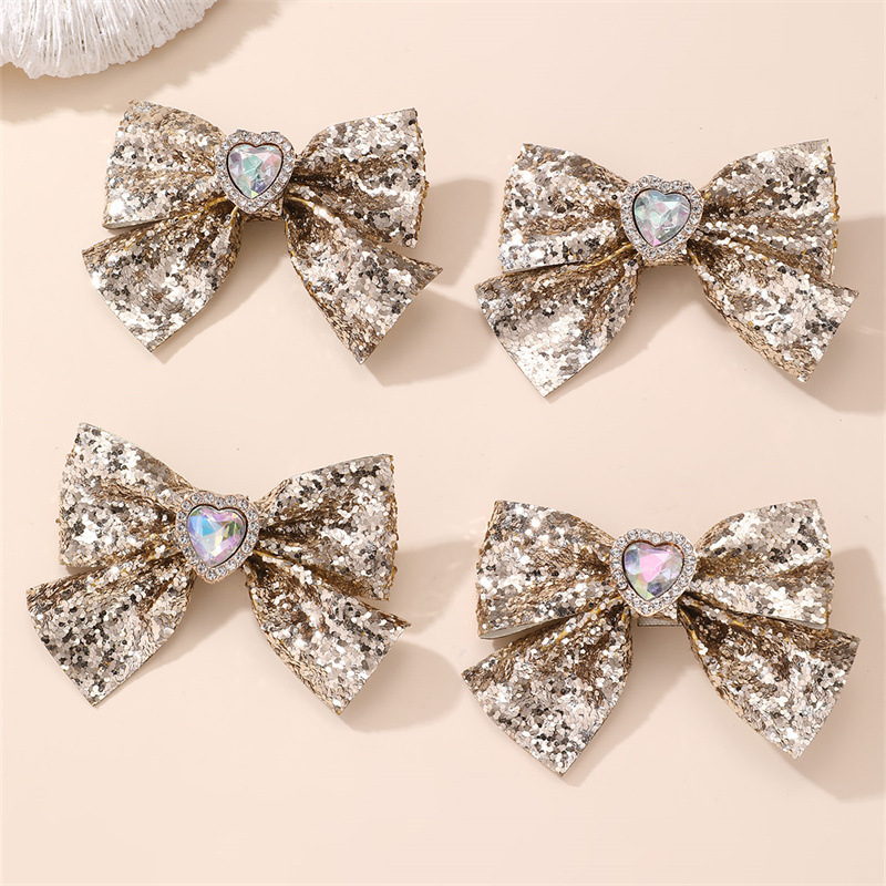 Gold and Silver Bow Hair Clips - огляд і ціна Tie Clip Silver