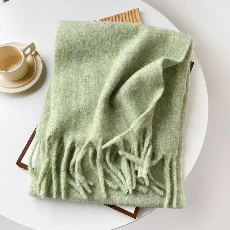 Scarf Lady Autumn Winter Solid - огляд і ціна Muffler Men Wool