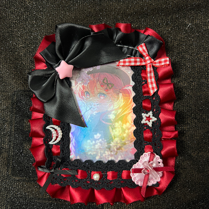 Lolita Maid Lace Handmade ID C - огляд і ціна Lanyard Badge Holder