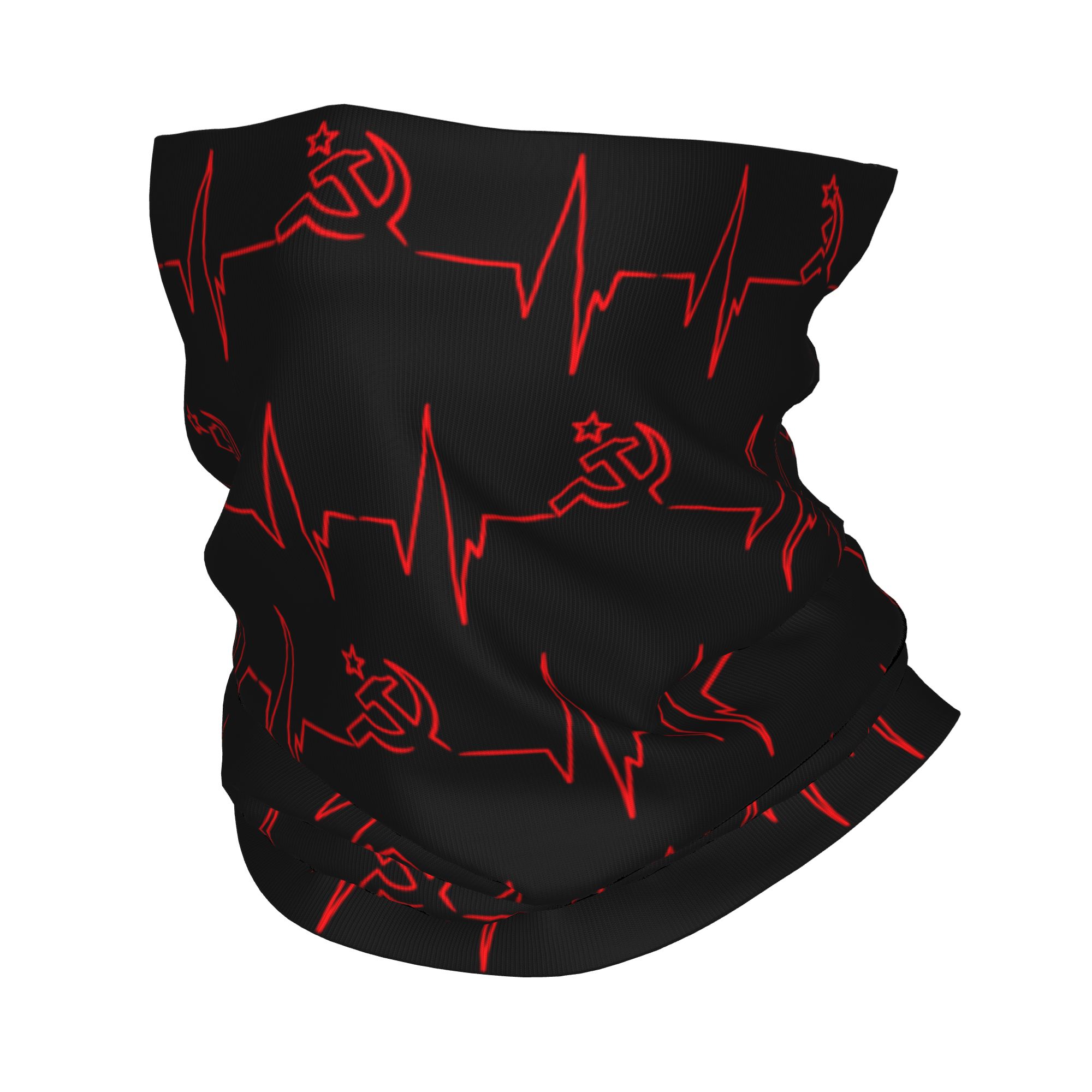Custom Heartbeat Russian Flag  - огляд і ціна Neck Warmer Tube