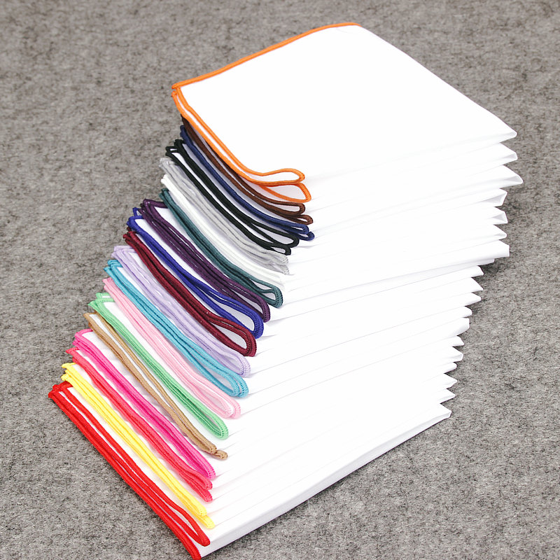 2018 Fashion Mens Cotton White - огляд і ціна Pocket Square Set