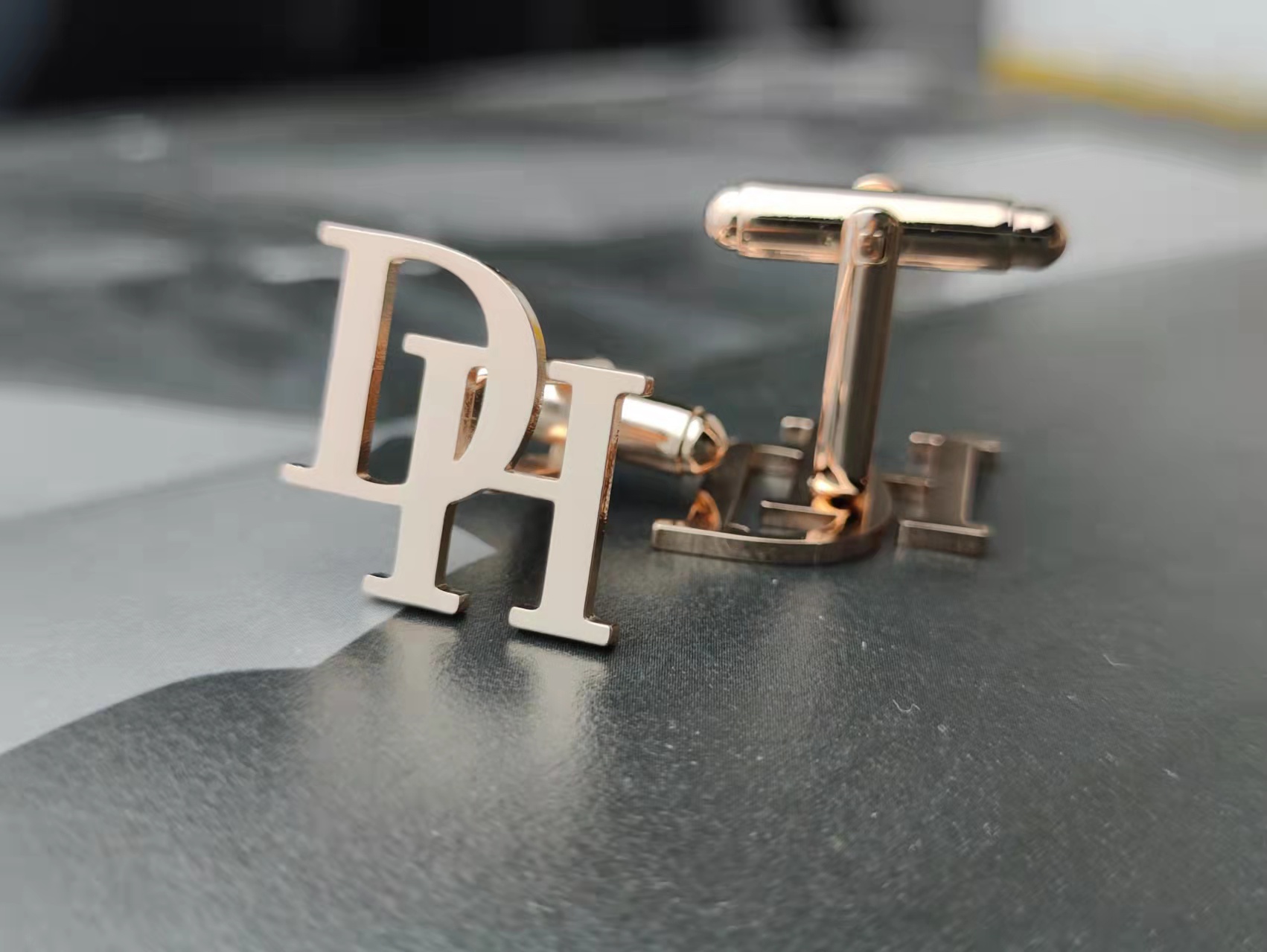 Custom Cufflinks for Mens Pers - огляд і ціна Tie Clip Silver