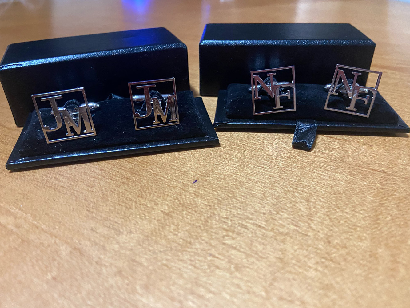 Custom Cufflinks for Mens Pers - огляд і ціна Tie Clip Silver