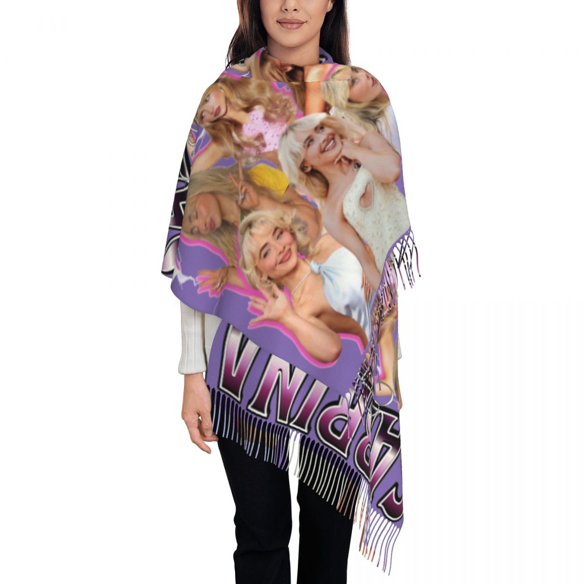 Sabrina Carpenter 90s Shawl Wr - огляд і ціна Pashmina Wrap Large