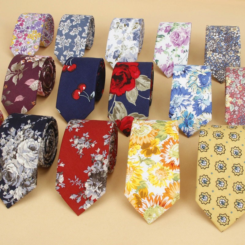 Brand New Floral Tie for Men's - огляд і ціна Skinny Tie Men