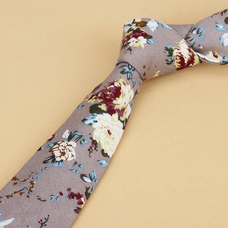 Brand New Floral Tie for Men's - огляд і ціна Skinny Tie Men