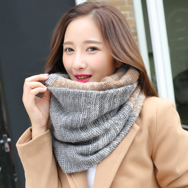 Rainbow Knitted Infinity Scarv - огляд і ціна Infinity Scarf Knit