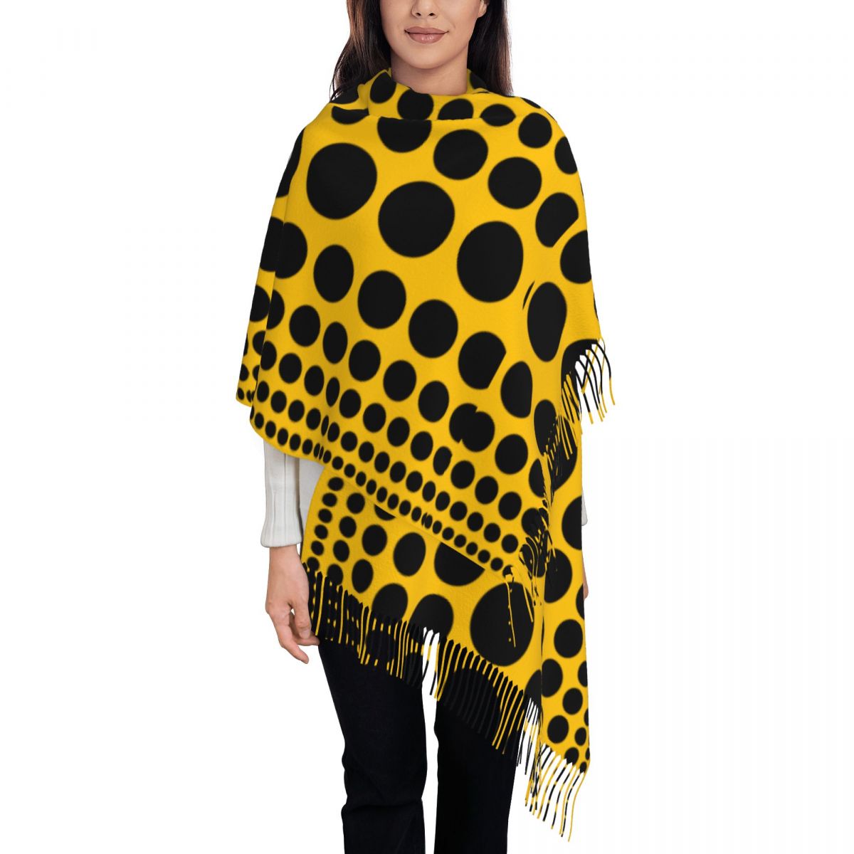 Infinity Polka Dots Scarf for  - огляд і ціна Infinity Scarf Knit