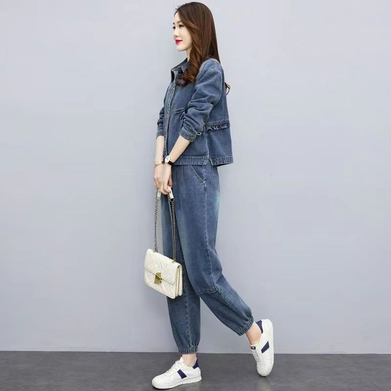Women Denim Suits 2024 New Spr - огляд і ціна Pocket Square Set