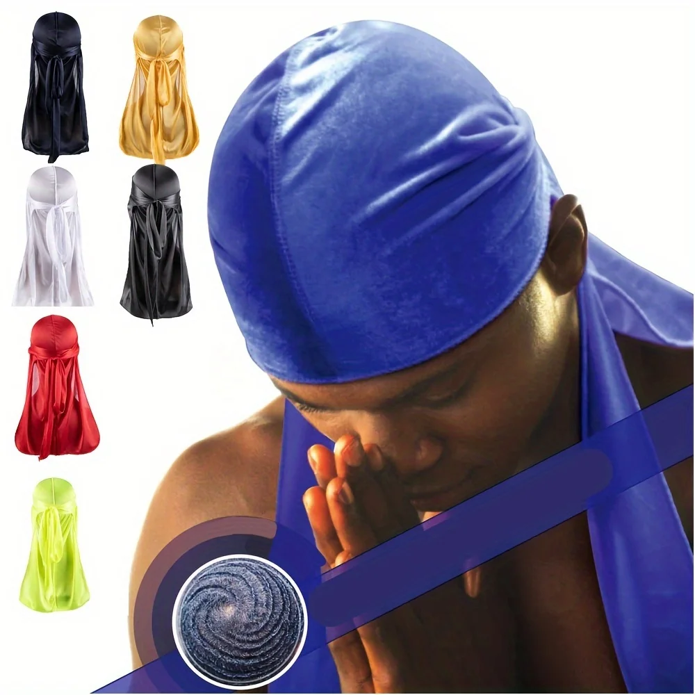 Men's Silk Durag Bonnet Bandan - огляд і ціна Bandana Doo Rag