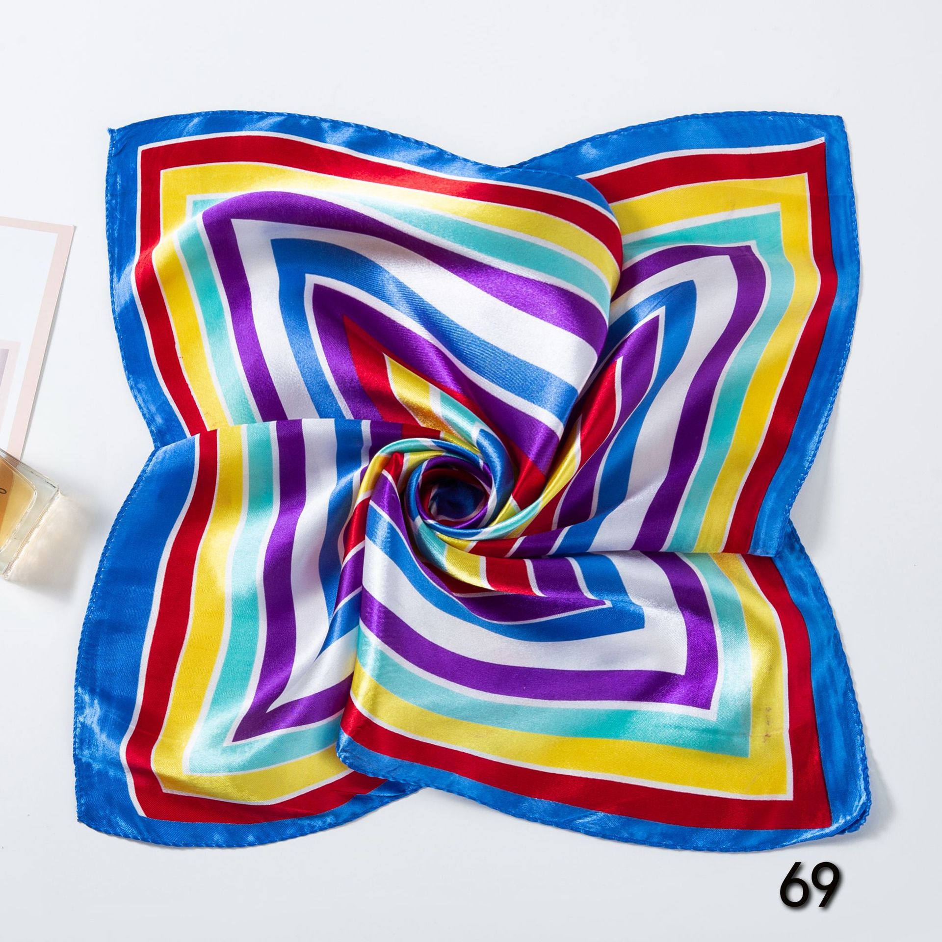 50*50cm Square Silk Scarves Sc - огляд і ціна Ascot Neck Scarf