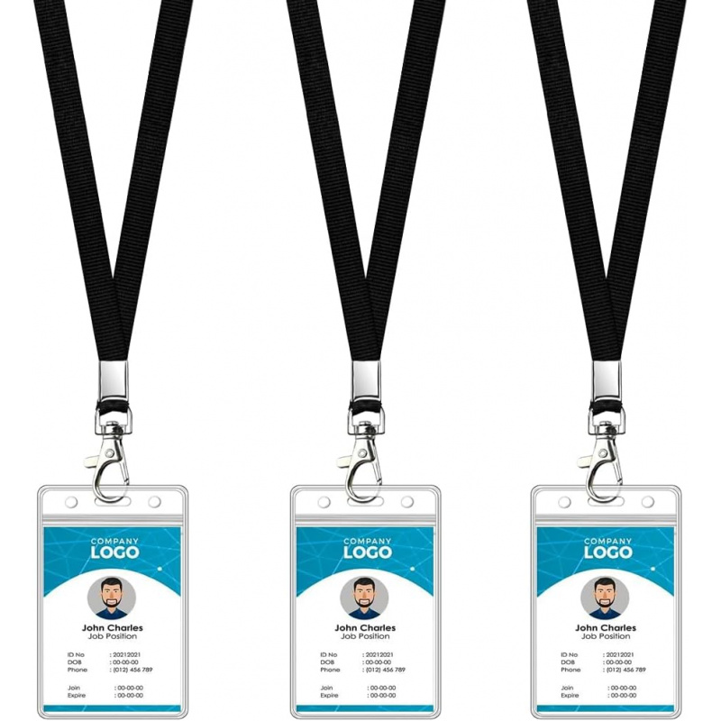 3 Pack Cruise Lanyard with ID  - огляд і ціна Lanyard Badge Holder