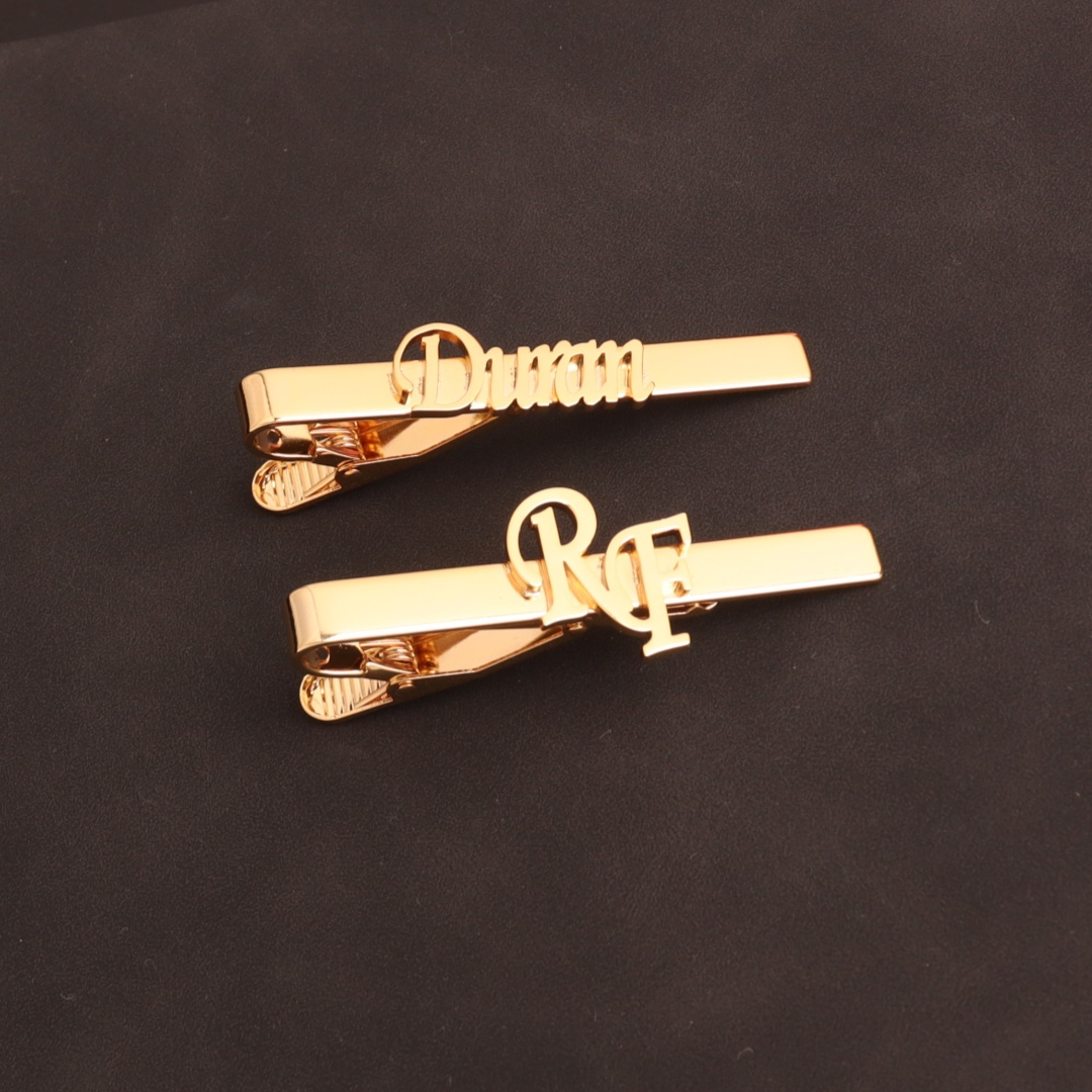 Custom Initial Tie Clip for Gr - огляд і ціна Tie Clip Silver