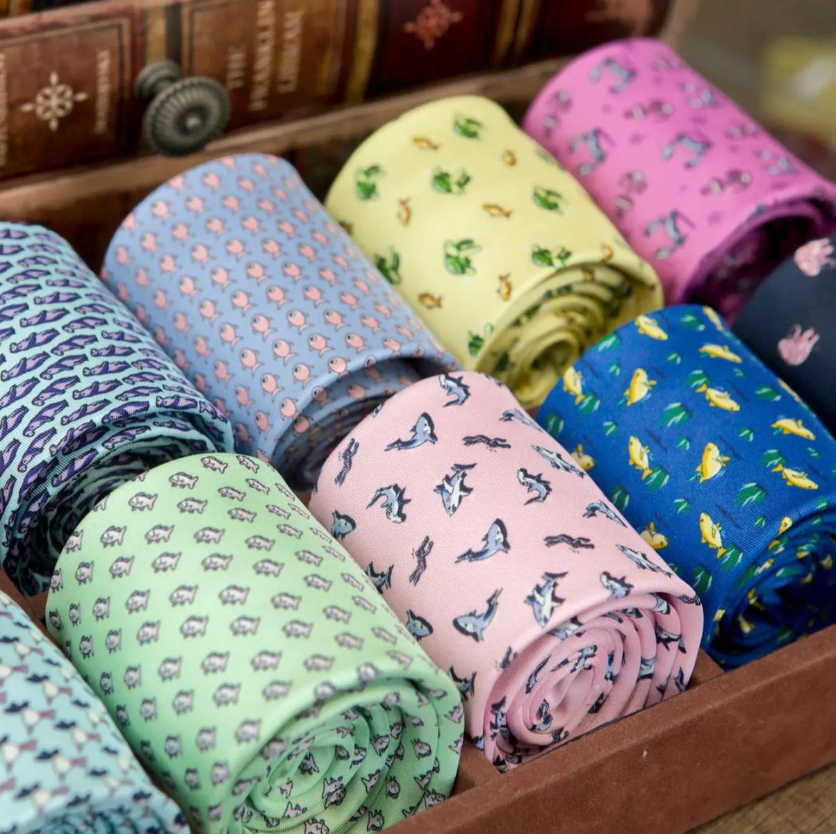 Multicolor Colorful Character  - огляд і ціна Skinny Tie Men