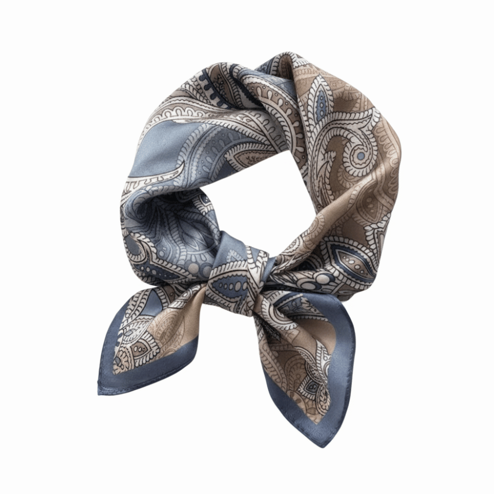 Silk Material Silk Square Scar - огляд і ціна Face Scarf Mask