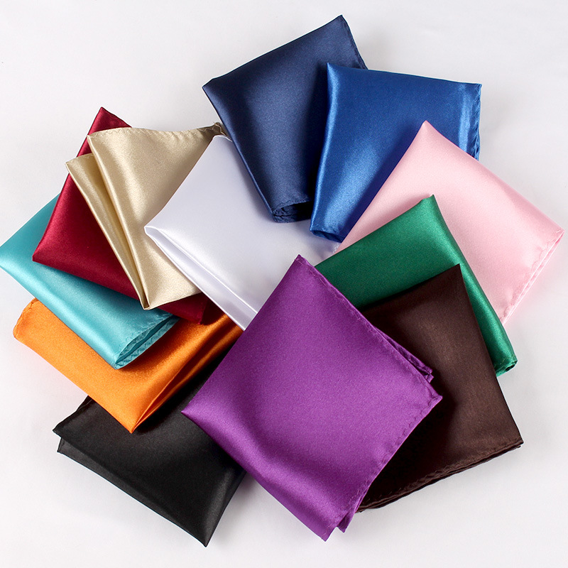 Satin Handkerchief For Men Can - огляд і ціна Pocket Square Set