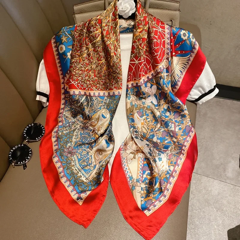 Light luxury 90 Silk scarf imi - огляд і ціна Silk Tie Striped