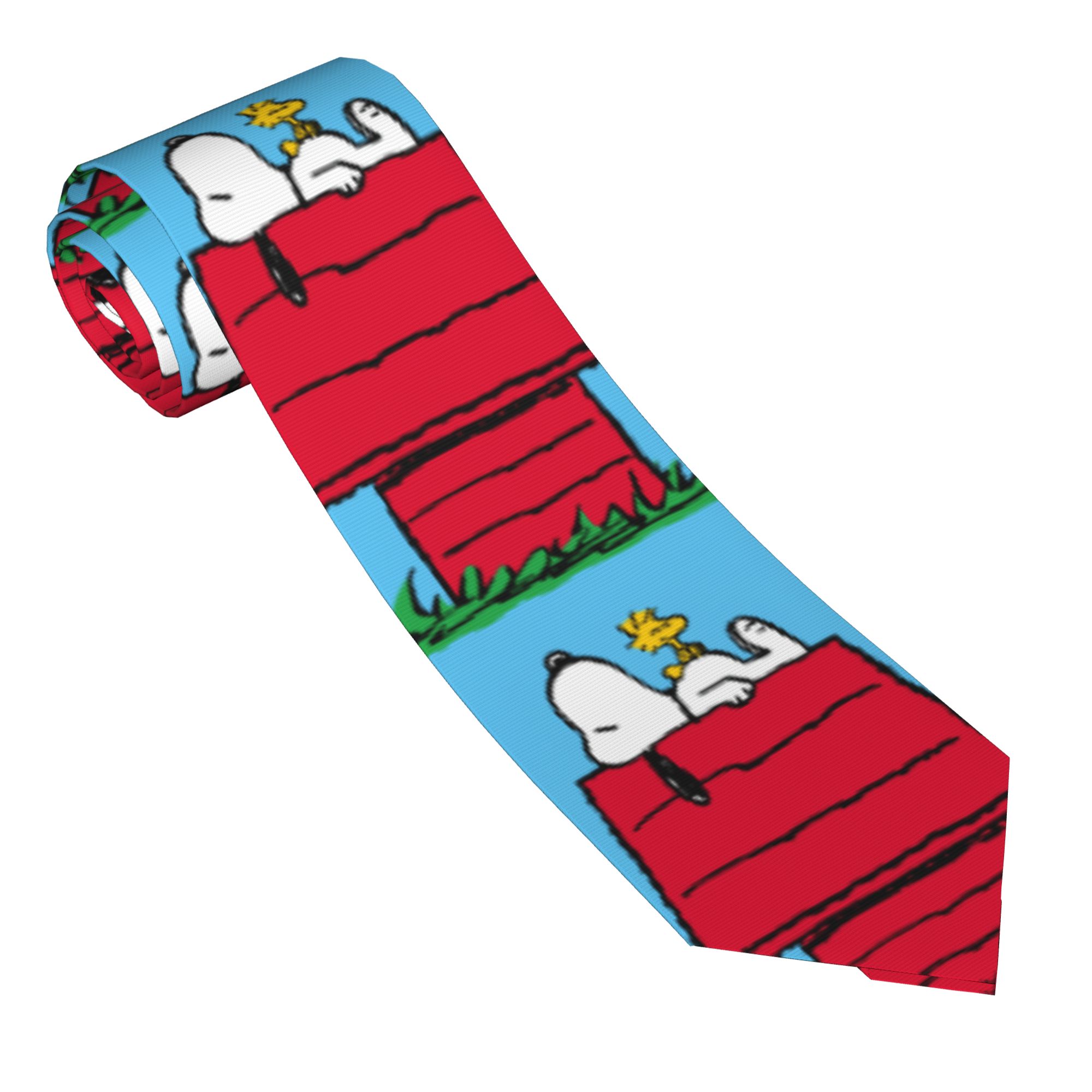 Neckties Snoopy Woodstock Dogh - огляд і ціна Skinny Tie Men