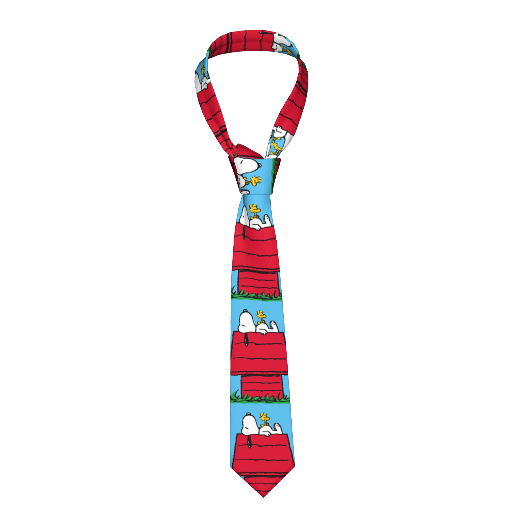 Neckties Snoopy Woodstock Dogh - огляд і ціна Skinny Tie Men