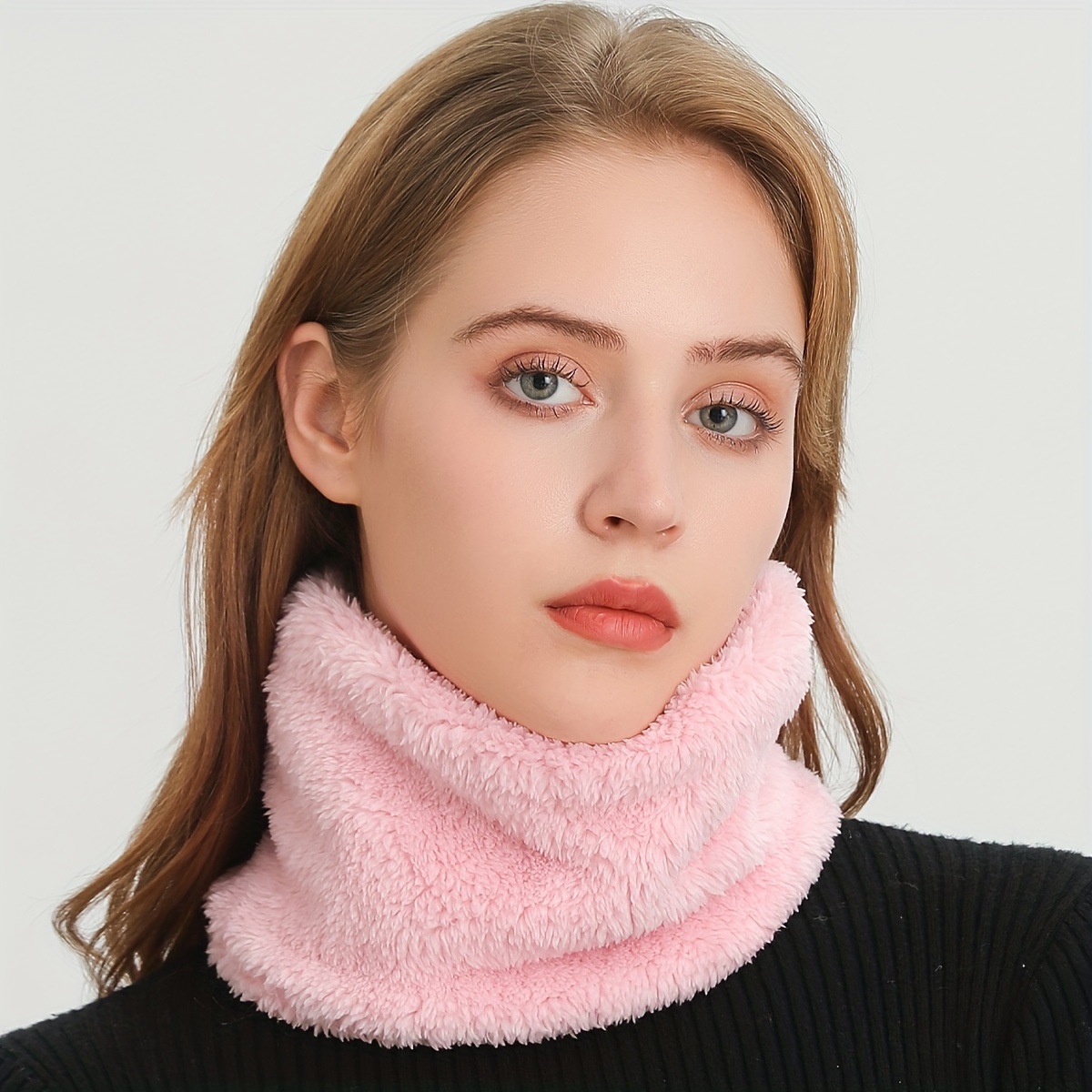Windproof Plush Infinity Scarf - огляд і ціна Infinity Scarf Knit