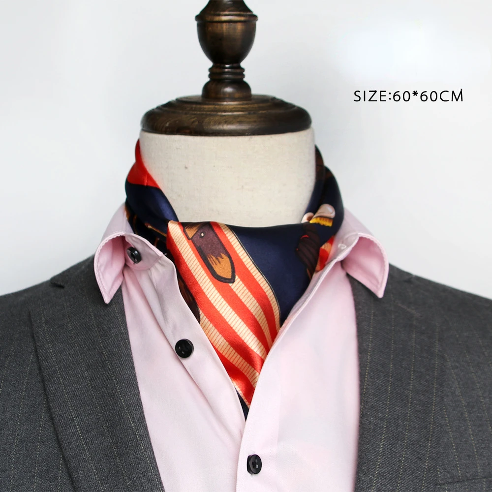 British Men's Silk Scarf Small - огляд і ціна Ascot Neck Scarf