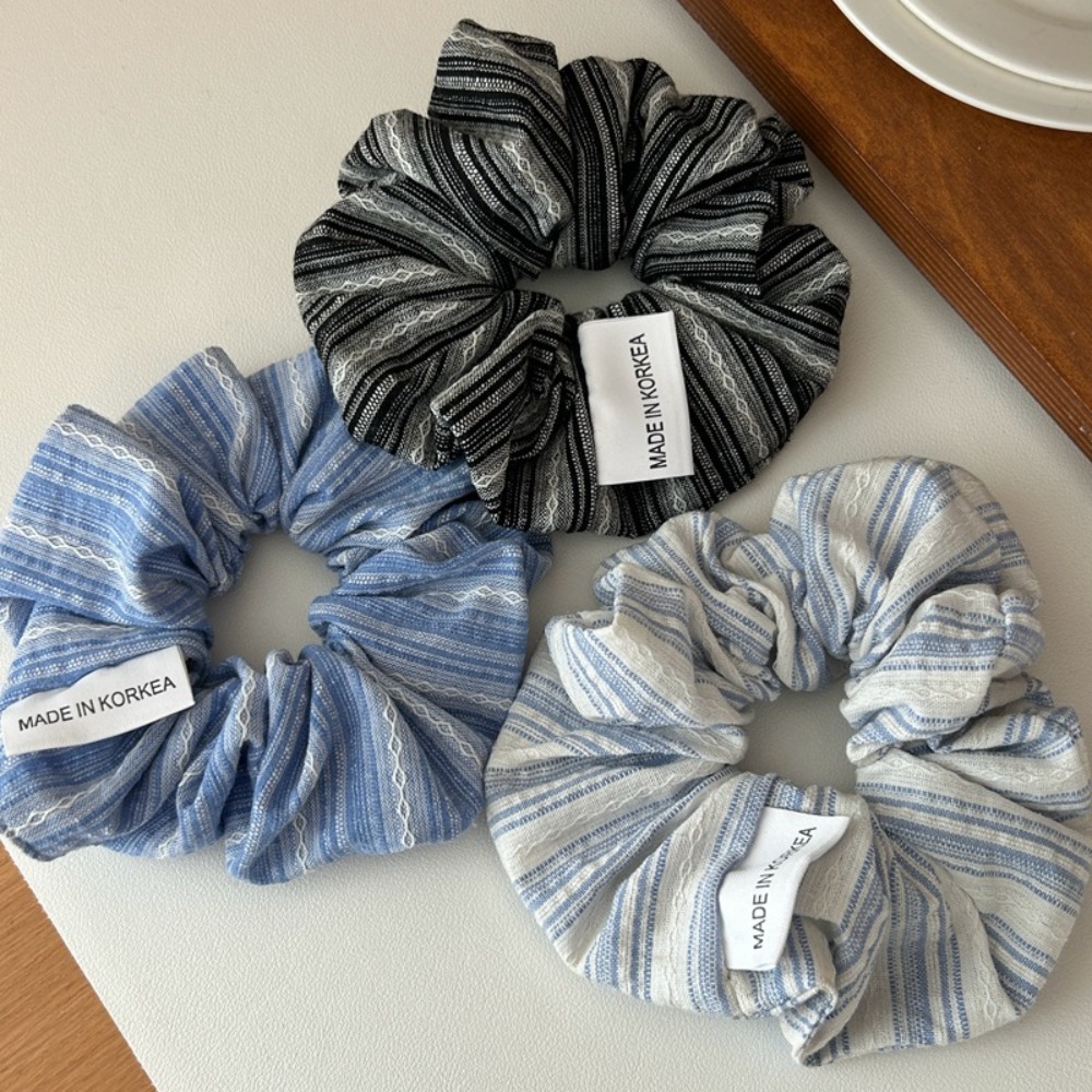 2025 Korea Fashion Stripe Hair - огляд і ціна Silk Tie Striped