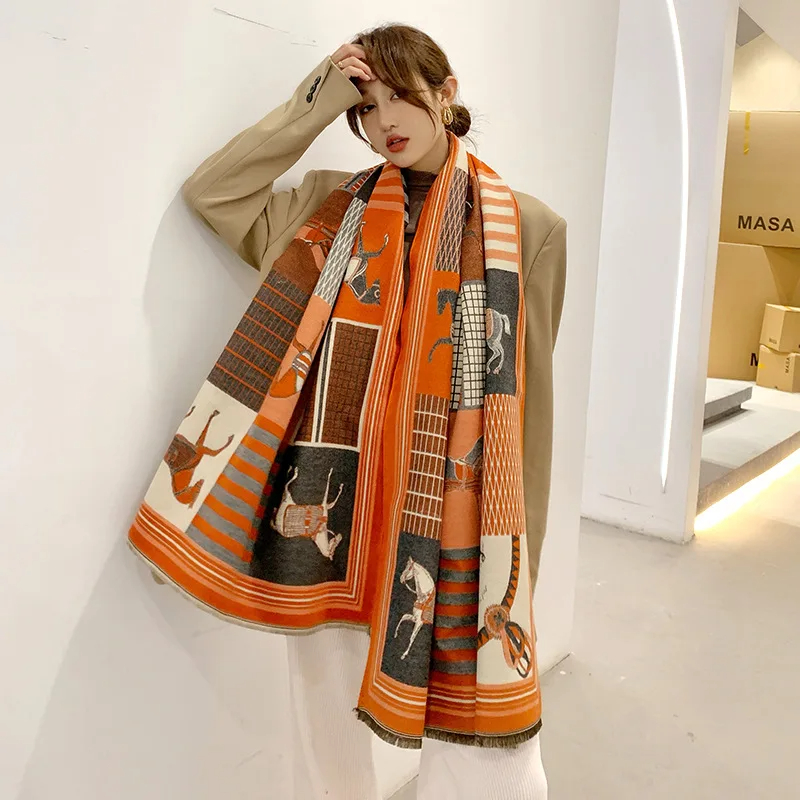 2024 New Luxury Winter Cashmer - огляд і ціна Woven Scarf Blanket