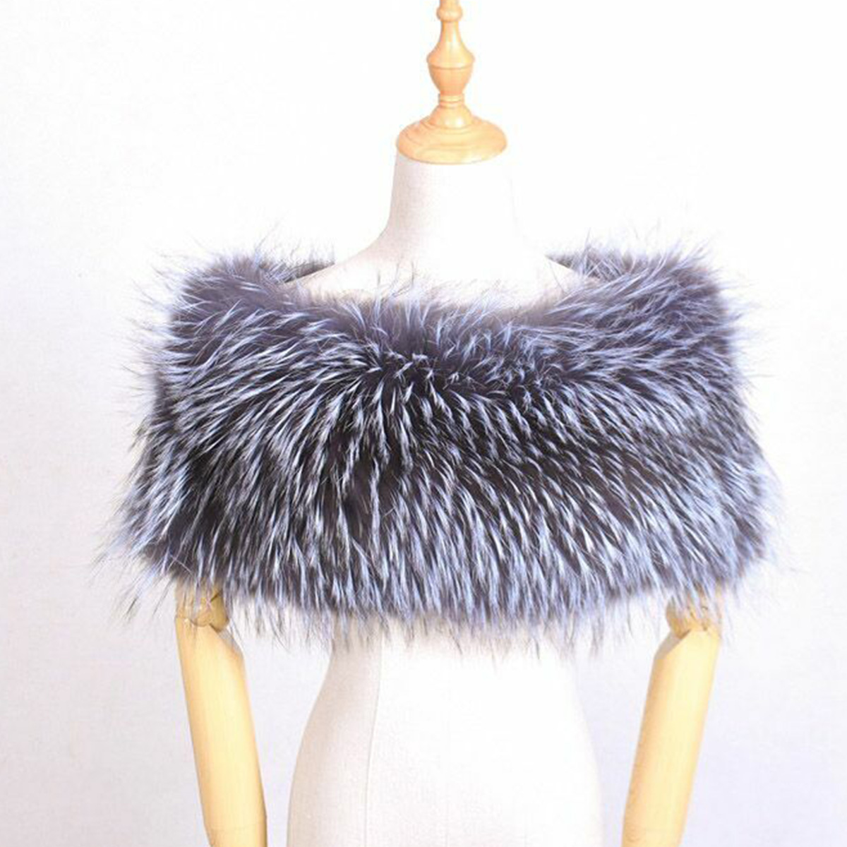 Natural Fur Bridal Shawl Fox F - огляд і ціна Stole Wedding Shawl