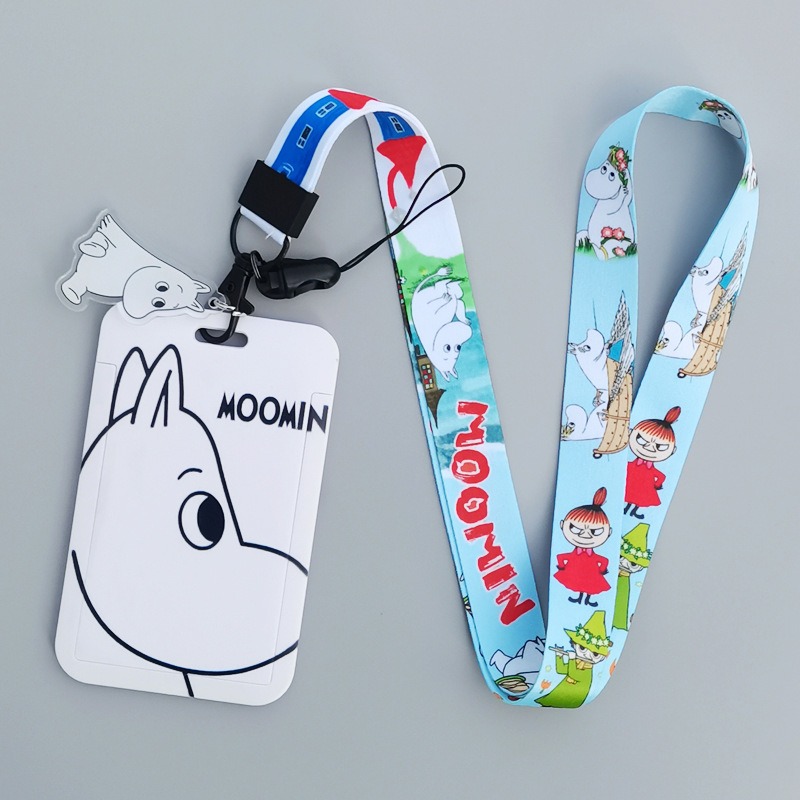 Moomin Cartoon Hard Card Holde - огляд і ціна Lanyard Badge Holder