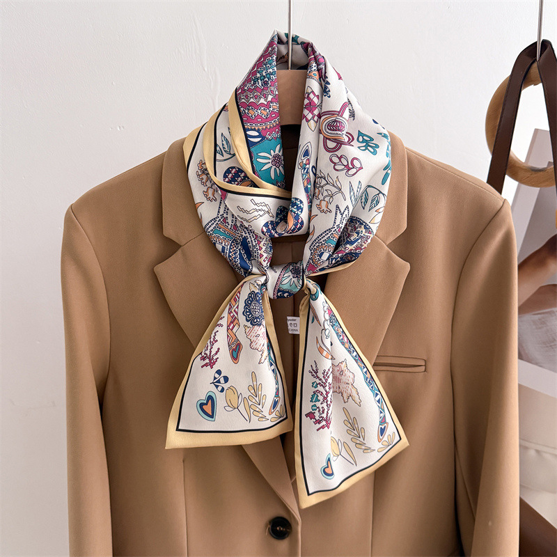 45 Color Women Silk Feel Print - огляд і ціна Face Scarf Mask